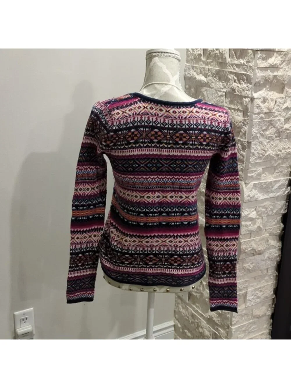 LOGG label of graded goods sweater with alpaca